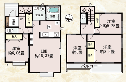 郡司分1期(二工区)A号棟2
